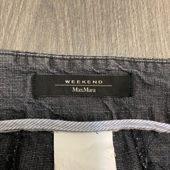 Weekend Max Mara Cotton Linen Blend Relaxed Fit Pants Size 4 - Picture 5 of 12